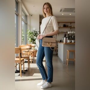 Chloe Faye Gray small suede  festival, Boho , grunge crossbody / shoulder bag